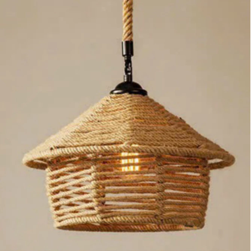 Đèn Thả Hình Chum Nước Quấn Thừng