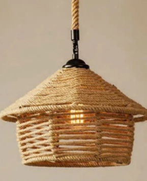 Đèn Thả Hình Chum Nước Quấn Thừng