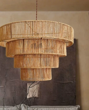 Đèn Thả Hình Trụ 4 Lớp Thừng