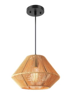 Đèn Thả hình Quả Trám Quấn Thừng