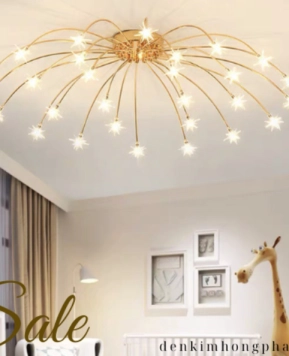 Bộ đèn áp trần  tay đèn hình PHÁO HOA KHP OTY0031
