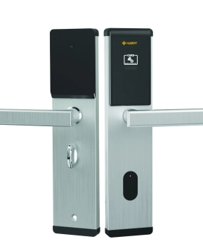 KHÓA CỬA ĐIỆN TỬ HUBERT HB KS77 SILVER/BLACK