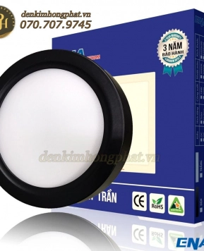 Đèn LED ốp trần tròn Dimmable vỏ đen mẫu OTF 9W-24W