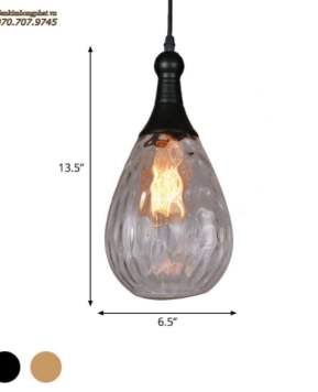 Đèn thả chao thủy tinh decor DY7107/D
