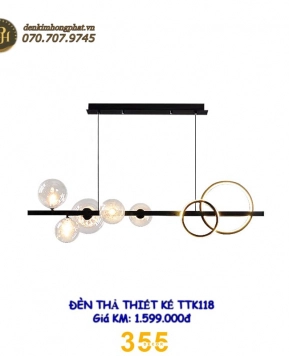 ĐÈN THẢ THIẾT KẾ TTK118