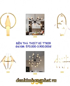 ĐÈN THẢ THIẾT KẾ TTK09