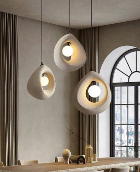 Đèn thả composite vân đá VT071224