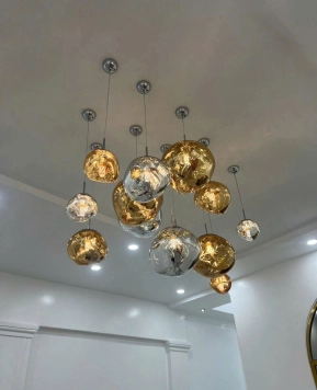 Đèn thả mica xi bóng THD75 VT090925