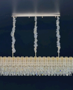 Đèn chùm pha lê K9 thả ngang VT080725